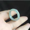 Whole High Quality Natural Burma Jade Ice Ring Jewelry Lucky Exorcise evil spirits Auspicious Amulet Jade Ring Fine Jewelry Y0281w