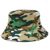 Bérets Camouflage seau chapeau pour femmes hommes en plein air militaire parasol équitation pêche plage pêcheur casquettes armée sans ficelle