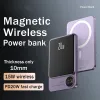 Обновление Macsafe Power Bank Магнитное беспроводное зарядное устройство Power Bank Быстрое зарядное устройство для Iphone 12 13 14 Pro Max Внешний вспомогательный аккумулятор