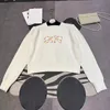 Sweatshirts Womens Sweater L Hem Ny broderad logotyp Runda hals långärmad tröja Slim Loose Base en mängd olika stilar att välja mellan