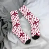 Men's Socks Pattern Fleur De Lis Gym 3D Print Boy Girls Mid-calf Sock