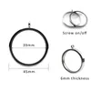 Pendant Necklaces 1PC Floating Glass Memory Locket With Twist Top Stainless Steel Medallion