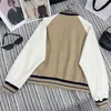 Designer Womens Baseball Jackets Outerwear Moda Carta Imprimir Estilo Curto Casacos Hip Hop Jaqueta Streetwear 441