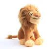 28 cm plysch lejon leksaker fyllda djur dockor The Forest King Soft Plushie Cartoon Animal Toy for Kids Christmas Gift