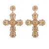 Dangle Earrings European And American Fashion Foreign Trade Jewelry Female Personality Simple Cross Border