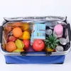 حقيبة غداء للنزهة المحمولة Ice Cooler Box Storage Travel Basket Basket Cool Bood Bood Bask Bask