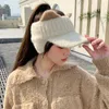 Berretti da baseball Cappello lavorato a maglia a prova di freddo Moda caldo berretto da baseball antivento Morbido top vuoto da donna