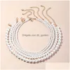 Chokers Pearl Chain Choker Halsband för kvinnor Bröllop Kärlekskalhänge Drop Leverans smycken Halsband hängsmycken Dhgarden Otsje