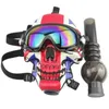 Shisha Smoke Shop Gasmasken-Bong mit Acryl-Shisha, bunte Pfeife, ausgefallene Party