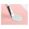 Makeup Brushes 1pc ansiktsmasker borst dubbel slutad mjuk silikon kosmetisk lera blandning applikator ansiktshudvårdsmask skönhetsverktyg