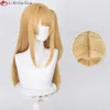 Catsuit Kostuums Cosplay Anime Oshi No Ko Ruby Hoshino Rubii 70 cm Rechte Hittebestendige Synthetische Partij Pruiken + Pruik cap