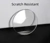Kits de réparation de montres, épaisseur de 1.5mm, verre rond Transparent en cristal saphir plat des deux côtés, diamètre de 31m avec revêtement AR pour
