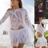 Maillots de bain pour femmes Femmes Crochet Sunscreen Cover Up Bikini Knit Beach Maillot de bain Bandage Tankini 2023 Maillots de bain