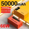 50000 mAh Power Bank 66W Super szybkie ładowanie przenośne zasilanie dla Huawei iPhone14 Xiaomi Zewnętrzna ładowarka akumulatorowa Nowa