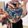 Foulards d'hiver imprimé thermique écharpe en cachemire enveloppes longues femmes mode châle doux léger cagoule bandana