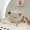 Waist Bags AJpanese Style Kawaii Bag Women Cartoon Plush Shoulder For Crossbody Small Phone Purse Bolsa Feminina