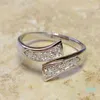 Sterling Silver Clear Cubic Adjustable Foot Toe Tail Rings Toe Rings Beach Toe Jewelry Women Lady Whole YBLH5001265b