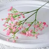 Dekorativa blommor 52 cm barn andas konstgjorda plast Gypsophila diy blommor buketter arrangemang för bröllopshem dekoration