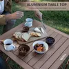 Lägermöbler vikta bord aluminiumlegering bärbar utomhus picknick camping