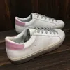 Italia Scarpe firmate dorate da donna Scarpe casual Hi Star Scarpe da ginnastica di lusso con paillettes classiche bianche Do Old Dirty Lace Up da donna