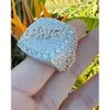 2023 Nieuwe Trendy Design Sieraden 925 Puur Sterling Zilver Volledig Iced Out Bling Vvs Moissanite Diamanten Aangepaste Letters Ringen