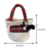 Totes 2023 Latest Bucket Bag Fashion Women's Little Soda Bag Cristmas Contrast Bag Cushioned Casual Handbagstylishhandbagsstore