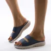 Sandals Sandales Femme Girls Slide Mule Wedges Comfortable Summer Women Outdoor Shoes Leopard For