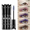 Mascara 1pc färger ögonfransar curling förlängning rosa lila blå vit nonsmudge vattentät snabb torr långlastande makeup 231027