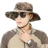 Berets Sommer Eimer Hüte Für Männer Frauen Faltbare Dschungel Kappe Fischer Sonne Outdoor Camouflage Sonnencreme