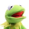 Stuffed Animals Plush Kermit Frog Plush Dolls Hand Puppet Backpack Soft Plushie Funny Toy For Kids Christmas Gift Green Frogs Family