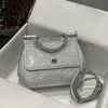 Designer Handbag Shoulder Bag Fashion Sequin Diamonds Tote Bag Top Quality Metal Hardware Flap Bags Magnetic Buckle Large Capacity Crossbody Purse Wallets
