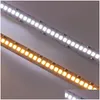 Led Strips Dc12V Strip No-Waterproof 5M/Lot Fiexible Smd 2835 240Led/M Warm White/White/1200Leds/Roll Tape Extra Bright Drop Delivery Dhw3L