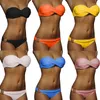 Maillots de bain pour femmes 2023 Femmes Sexy Bikini Hollow Out Maillot de bain String Set Maillot de bain sans bretelles Bikinis Beachwear