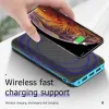 30000mAh Solar Power Bank 3 USB Output Wireless Charger Powerbank Outdoor Portable Charger External Battery For iPhone Xiaomi 9