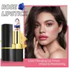 Batom Mágico Mudança de Cor de Longa Duração À Prova D 'Água Red Lip Stick Plumper Kawaii Maquiagem Menina Bonito Cosméticos 231027