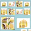 Skrawki do ciała zarośla do ciała 120pcs Bioaqua 24K Gold Shea Buttermas Cream Peeling Maska Baby Foot Skórka Gładka Opieka Z Zdziwianie Dhsfr Dhsfr