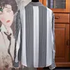 Kobiet bluzki Plazson klasyczny pasiasty koszulę dla kobiet jesienne Long Rękaw Button-up