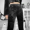 女性用パンツ女性ズボン秋/冬の背の腰をファッショナブルなワイドレッグウーマンズズボンドロップセール