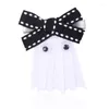 Hair Accessories Oaoleer Halloween Ghost Bow With Clips For Baby Girls Cute Handmade Bowknote Hairpin Cosplay Headwear Kids