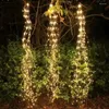 Cordas 3Pack 600 LED Fio de Cobre de Natal Fada String Light Tree Vine Branch Cachoeira Holiday Cortina Lâmpada Decoração de Jardim