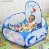 Baby Rail Piscina asciutta portatile per bambini Piscina con palline per bambini Piscina con palline per bambini Box regalo per Capodanno per bambini Casa Parco esterno UseL231027