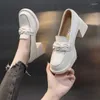 Scarpe eleganti Tacco alto francese Mary Jane Design da donna 2023 Sensazione versatile Suola spessa Piccola pelle Zapatillas Traf