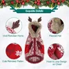 Hundkläder Benepaw Jul Dog Sweater Winter Warm Reindeer Hooded Sticked Pullover Cat Puppy Clothing Pet Clothes For Small Medium Dogs 231027