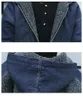 Giacche Cappotto invernale per bambini Giacca di jeans per bambina Per vestiti per bambina Lana di agnello Capispalla in denim caldo Abbigliamento per bambini 231026