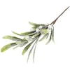 Flores decorativas ramos falsos natal visco decoração artificial haste de natal hastes ginkgo falso picareta