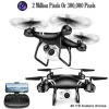 360 WiFi Mini Drones الذكية UAV 4K كاميرات HD HD FPV الطائرات الطائرات الطائر
