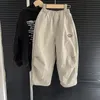 Hosen Kinder Verdickte Warme Hosen Herbst und Winter Jungen Brief Gestickte Fleece In Voller Länge Casual Kinder Cargo Hosen 231026