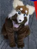 2024 Halloween Fox Dog Suit Long Fur Mascot Costume Suit Party Dress Christmas Carnival Party Fancy Costumes Adult Outfit