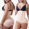 Plus size látex sexy feminino corpo shaper pós lipoaspiração cinto clipe e zip bodysuit colete cintura shaper redutoras shapewear2642