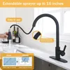 Kitchen Faucets 15YRS OEM/ODM Experience Factory Contemporary Design Stainless Steel Water Faucet Matte Black